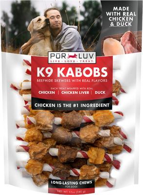 K9 Kabob Real Chicken & Sweet Potato Dog Treats, 12-oz bag