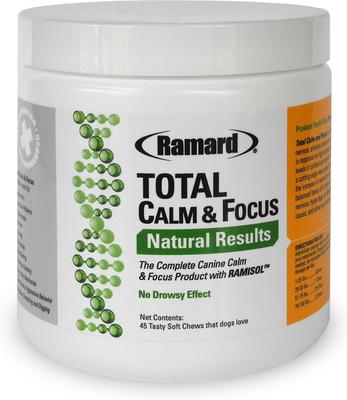 Total Calm & Focus Dog Supplement, 46 count