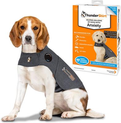 Classic Anxiety & Calming Vest for Dogs, Heather Grey, Large