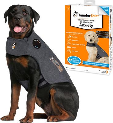 Classic Anxiety & Calming Vest for Dogs, Heather Grey, Large