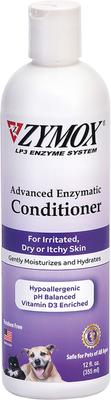 Bundle: Zymox Advanced Enzymatic Oatmeal Conditioner, 12-fl oz bottle + Oatmeal Cat & Dog Shampoo, 12-fl oz bottle