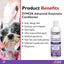 Bundle: Zymox Advanced Enzymatic Oatmeal Conditioner, 12-fl oz bottle + Oatmeal Cat & Dog Shampoo, 12-fl oz bottle