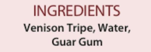 Tripett Green Venison Tripe Grain- Free Canned Dog Food, 12.8-oz, case of 12