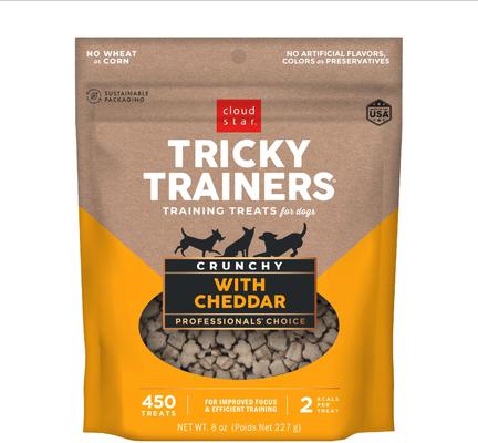 Tricky Trainers with Liver Crunchy Dog Treats, 8-oz bag