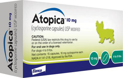 (Cyclosporine Modified) Capsules for Dogs, 10-mg, 30 capsules