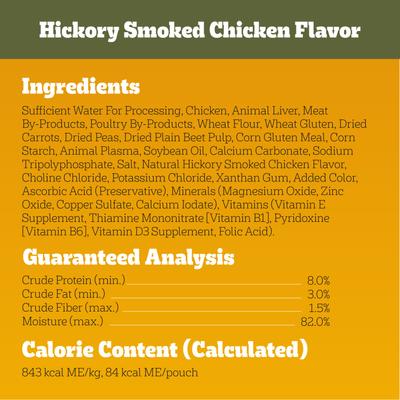 Choice Cuts in Gravy Variety Pack, Hickory Smoked Chicken Flavor, Grilled Chicken Flavor in Sauce & Filet Mignon Flavor in Gravy Adult Wet Dog Food Pouches, 3.5-oz, pack of 18