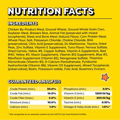 Tempting Tuna & Chicken Flavor Adult Dry Cat Food, 6.3-lb bag