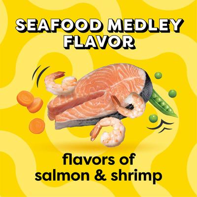 Adult Seafood Medley Flavor Dry Cat Food, 13.5-lb bag