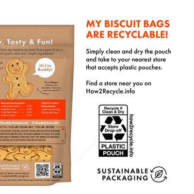 with Peanut Butter Oven Baked Dog Treats, 3.5-lb bag