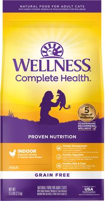 Complete Health Grain-Free Indoor Deboned Chicken Recipe Dry Cat Food, 5.5-lb bag