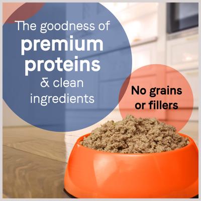 Pure Lamb, Turkey & Chicken Recipe Adult Wet Dog Food, 13-oz, case of 12