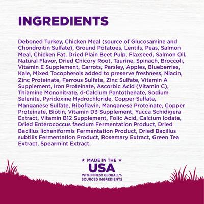 Grain-Free Complete Health Small Breed Adult Deboned Turkey, Chicken Meal & Salmon Meal Recipe Dry Dog Food, 11-lb bag