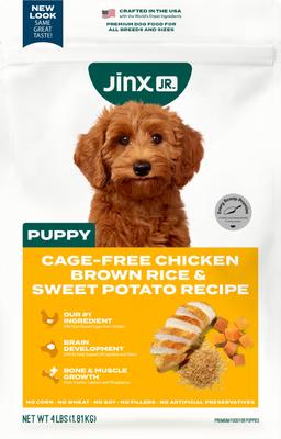 Jr Whole Grain Chicken Recipe Natural Dry Puppy Food, 4-lb bag