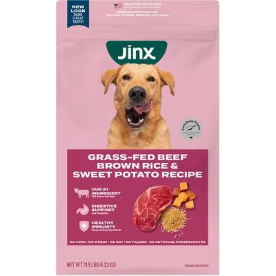 Alimento seco para perros con carne de res, arroz integral y boniato ALS Kibble, bolsa de 4 lb