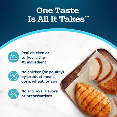 Tastefuls Savory Singles Chicken & Turkey Variety Pack in Gravy Wet Cat Food, 2.6-oz cup, 24 count