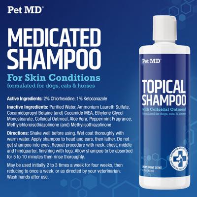 Topical Mint Pet Shampoo, 12-fl oz bottle