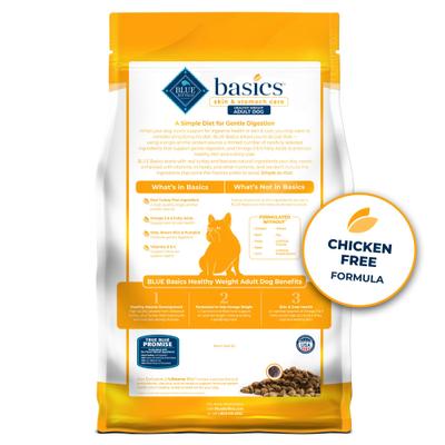 Basics Skin & Stomach Care Healthy Weight Turkey & Potato Recipe Adult Dry Dog Food, 4-lb bag