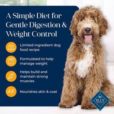 Basics Skin & Stomach Care Healthy Weight Turkey & Potato Recipe Adult Dry Dog Food, 4-lb bag