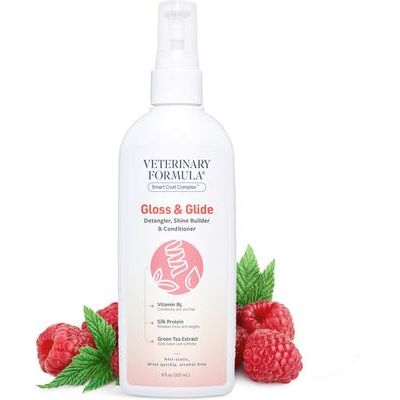 Acondicionador en aerosol para mascotas Gloss & Glide, botella de 8 onzas líquidas