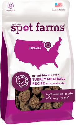 Turkey Meatball Recipe with Cranberries Dog Treats, 12.5-oz bag