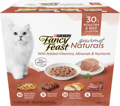 Gourmet Naturals Poultry & Beef Variety Pack Canned Cat Food, 3-oz, case of 30