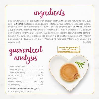 Chicken Feast Pate Senior 7+ Canned Cat Food, 3-oz can, case of 24