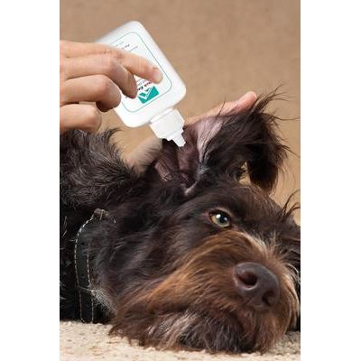 Gotas para el tratamiento de infecciones de oído contra la picazón en perros y gatos, botella de 2 onzas líquidas