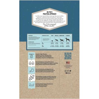 Alimento seco para perros con receta de pollo de alta energía, bolsa de 24 lb