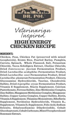 High Energy Chicken Recipe Dry Dog Food, 24-lb bag