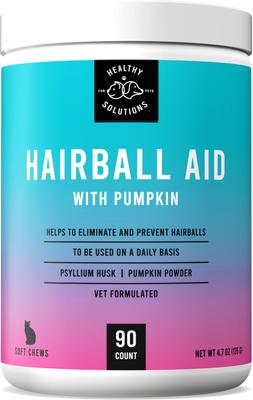 Cat Hairball Control Supplement with Pumpkin Fiber, 90 count
