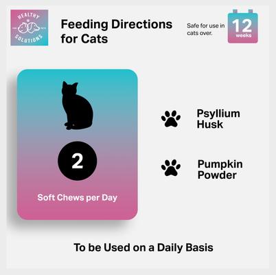 Cat Hairball Control Supplement with Pumpkin Fiber, 90 count