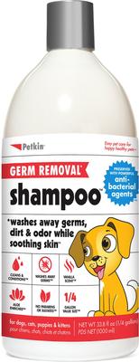 Germ Removal Vanilla Scented Antibacterial Dog & Cat Shampoo, 33.8-fl oz bottle