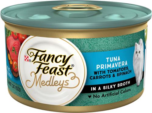 Medleys Tuna Primavera Canned Cat Food, 3-oz, case of 24