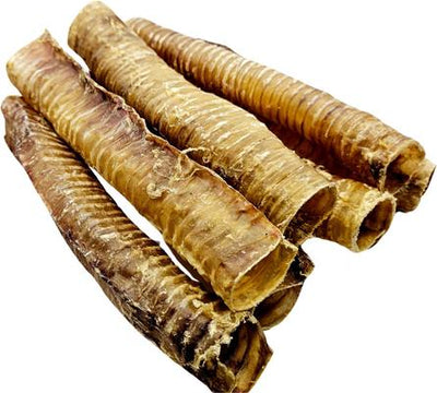 12-in Whole Beef Trachea Tubes Natural Dog Chew Treats, 8 count
