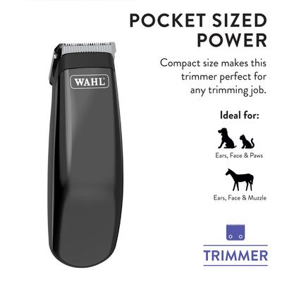 Super Pocket Pro Pet Trimmer, Black Chrome