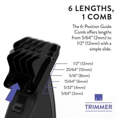 Super Pocket Pro Pet Trimmer, Black Chrome