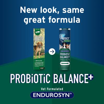 Endurosyn Probiotic Balance+ Gel oral con sabor a pollo para perros, jeringa de 32 g