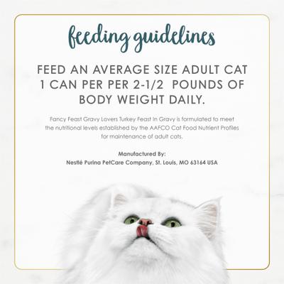 Gravy Lovers Turkey Feast in Roasted Turkey Flavor Gravy Canned Cat Food, 3-oz, case of 24