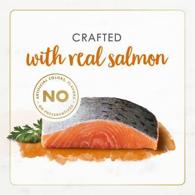 Gourmet Naturals Wild Alaskan Salmon Recipe Pate Canned Cat Food, 3-oz, case of 12