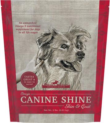 Omega Canine Shine Skin & Coat Dog Supplement, 2-lb bag