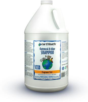 Oatmeal & Aloe Fragrance Free Dog & Cat Shampoo, 128-fl oz bottle