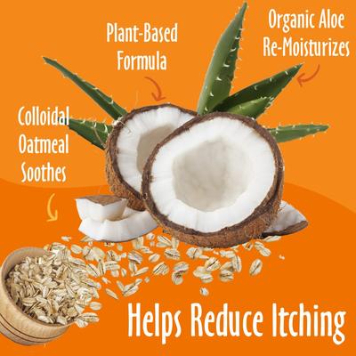 Oatmeal & Aloe Fragrance Free Dog & Cat Shampoo, 128-fl oz bottle