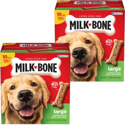 Original Small Biscuit Dog Treats, 1.5-lb box, bundle of 2