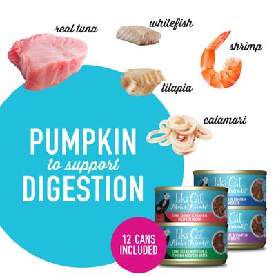 Bundle: Tiki Cat Aloha Friends Variety Pack + King Kamehameha Grill Variety Pack Canned Cat Food