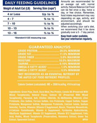 L.I.D. Limited Ingredient Diets Green Pea & Duck Formula Grain-Free Dry Cat Food, 20-lb bundle