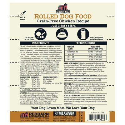 Naturals Grain-Free Chicken Recipe Dog Food Roll, 48-oz roll