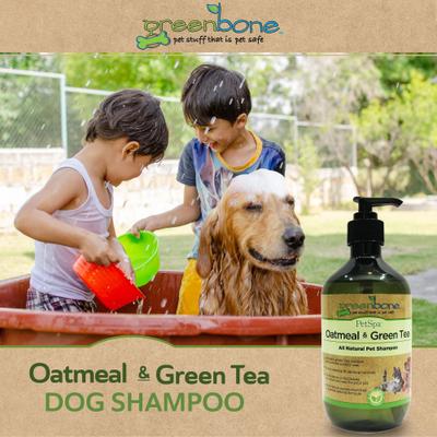 Pet Spa All-Natural Plant-Based Shampoo, Oatmeal & Green Tea, 16.9-fl oz bottle