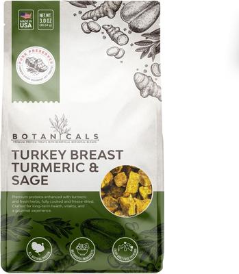 Pure Preserved Botanicals Freeze-Dried Turkey Breast Dog Treats, 3.0-oz bag