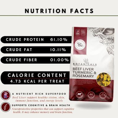 Pure Preserved Botanicals Freeze-Dried Beef Liver Dog Treats, 3.0-oz bag