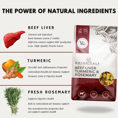 Pure Preserved Botanicals Freeze-Dried Beef Liver Dog Treats, 3.0-oz bag